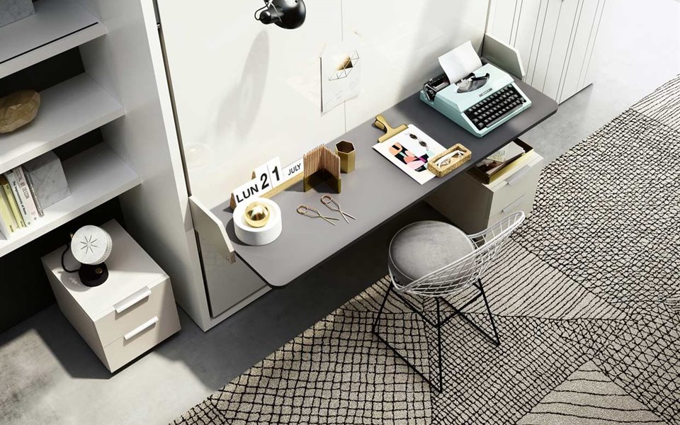 Opklapbed Penolope Bureau BedHabits 4